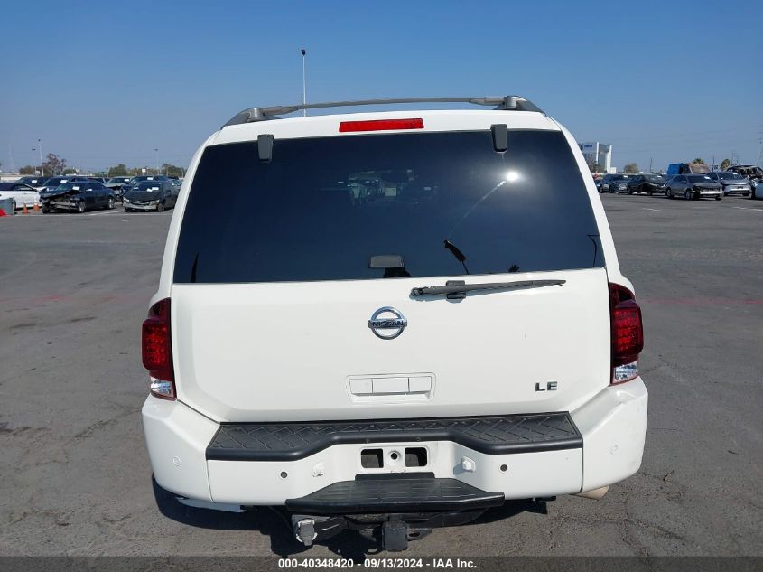 2004 Nissan Pathfinder Armada Le VIN: 5N1AA08A94N713739 Lot: 40348420