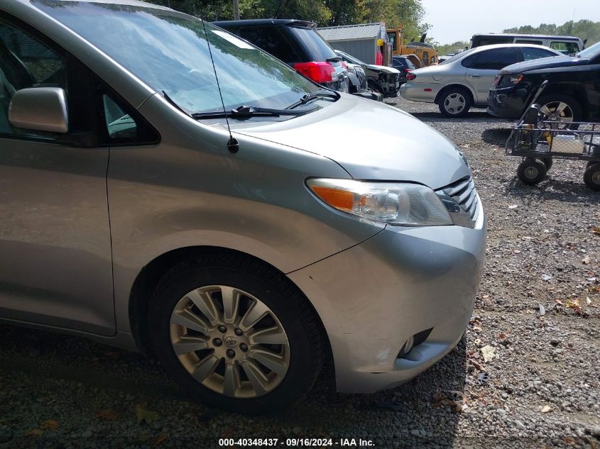 2014 Toyota Sienna Xle 7 Passenger VIN: 5TDDK3DC8ES081304 Lot: 40348437