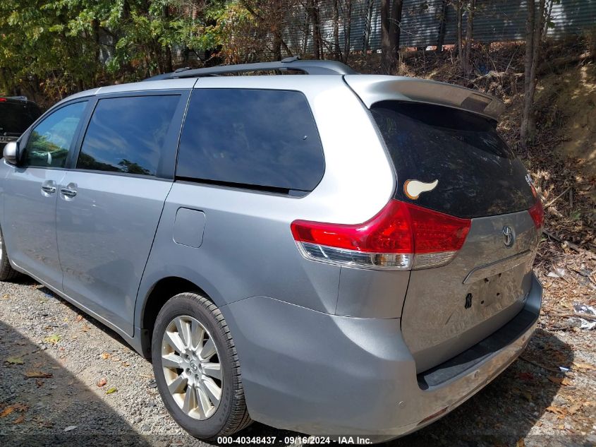 2014 Toyota Sienna Xle 7 Passenger VIN: 5TDDK3DC8ES081304 Lot: 40348437