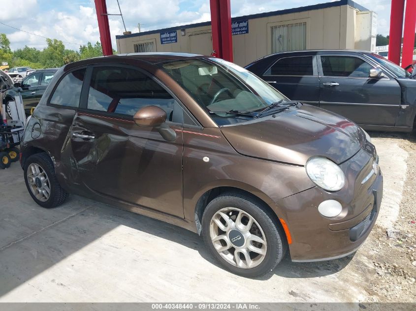 2013 Fiat 500 Pop VIN: 3C3CFFAR1DT681620 Lot: 40348440