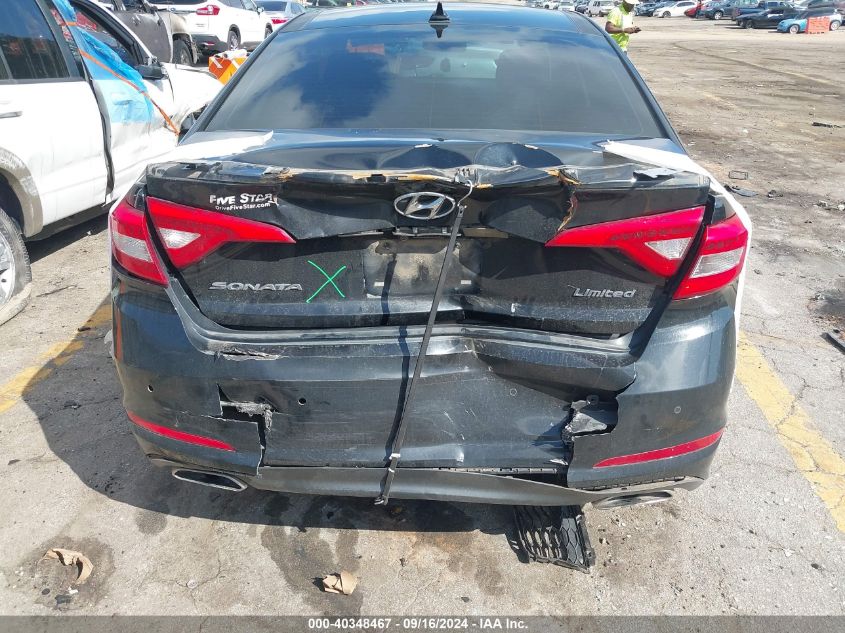 2016 Hyundai Sonata Limited VIN: 5NPE34AF3GH277519 Lot: 40348467