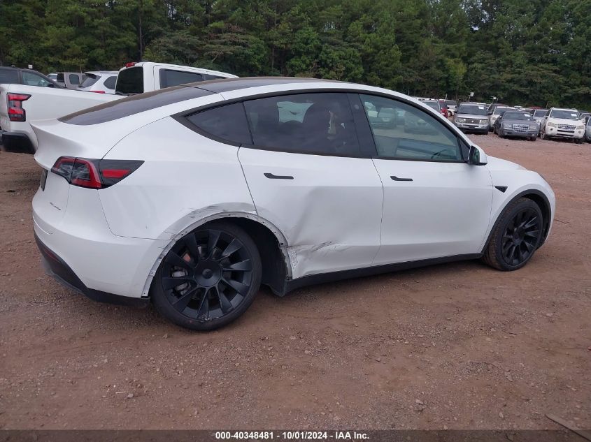 2023 Tesla Model Y Awd/Long Range Dual Motor All-Wheel Drive VIN: 7SAYGDEE3PA060182 Lot: 40348481