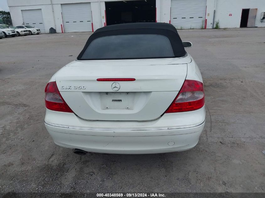 2007 Mercedes-Benz Clk 350 350 VIN: WDBTK56F17F207261 Lot: 40348569