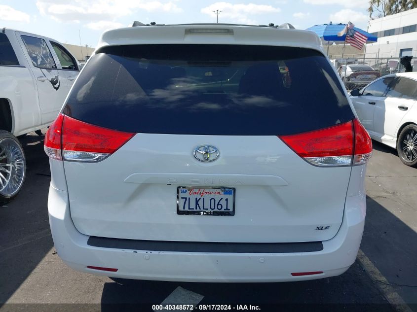 2013 Toyota Sienna Xle V6 8 Passenger VIN: 5TDYK3DC6DS286104 Lot: 40348572