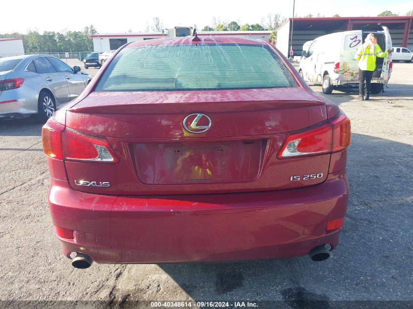 2010 Lexus Is 250 250 VIN: JTHBF5C21A5123116 Lot: 40348614