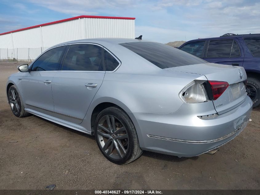 2017 VOLKSWAGEN PASSAT 1.8T R-LINE - 1VWDT7A37HC062027