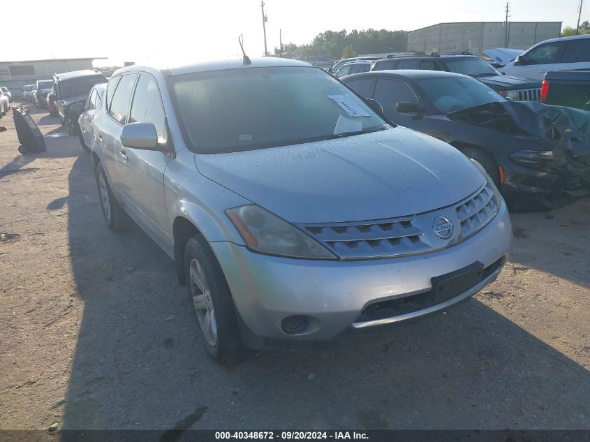 2006 Nissan Murano S VIN: JN8AZ08T36W410908 Lot: 40348672