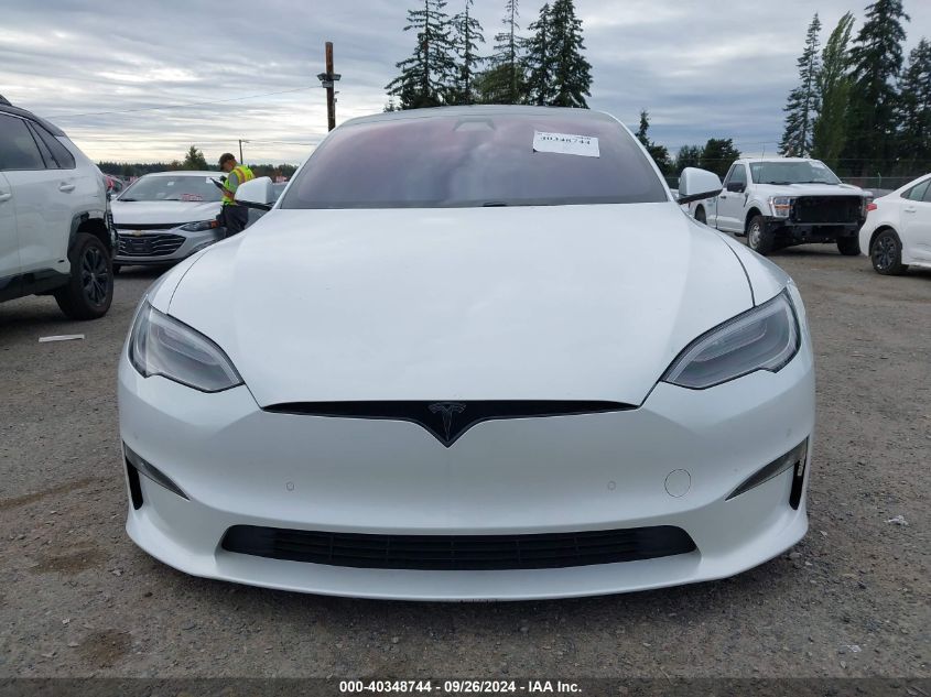 2022 Tesla Model S Dual Motor All-Wheel Drive VIN: 5YJSA1E57NF464864 Lot: 40348744