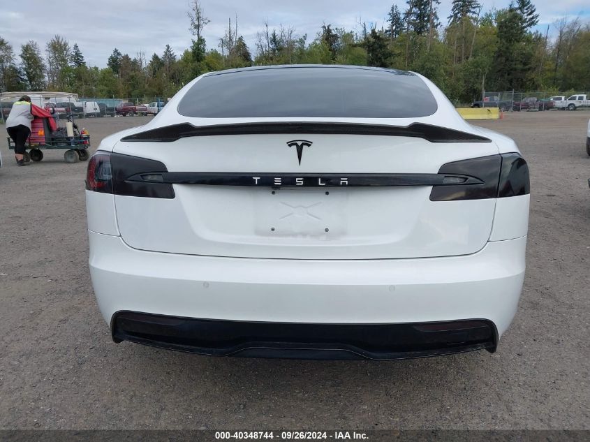 2022 Tesla Model S Dual Motor All-Wheel Drive VIN: 5YJSA1E57NF464864 Lot: 40348744