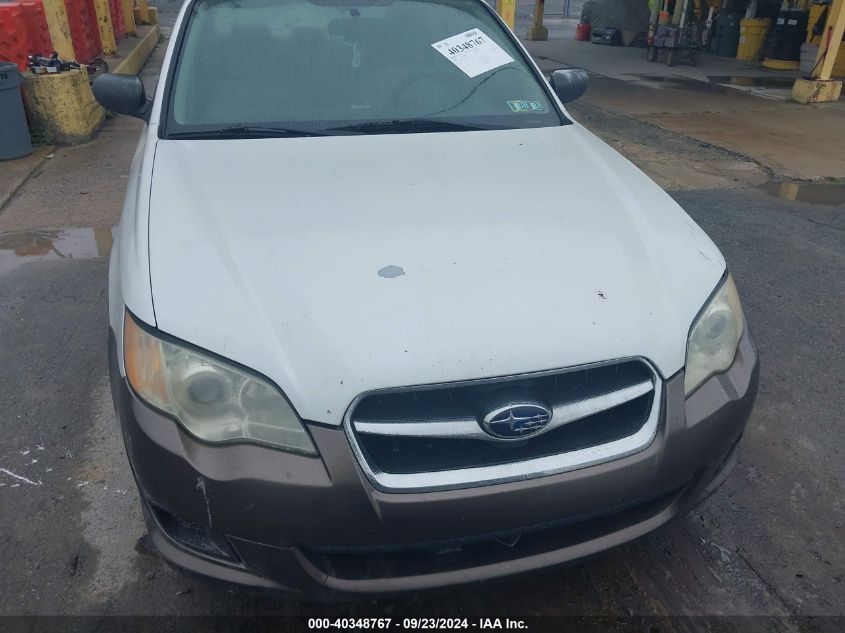 2009 Subaru Legacy 2.5I VIN: 4S3BL616697225744 Lot: 40348767