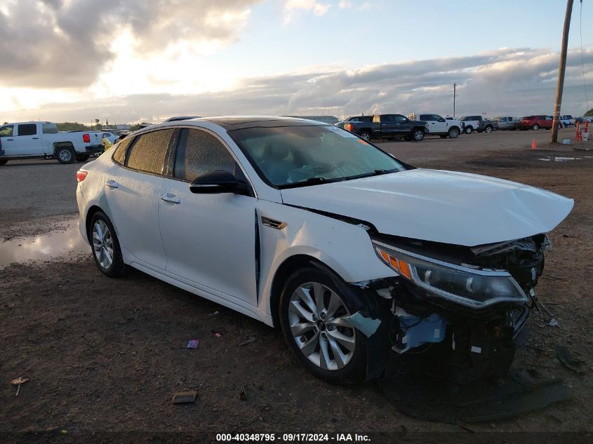 2016 Kia Optima Ex VIN: 5XXGU4L39GG004010 Lot: 40348795