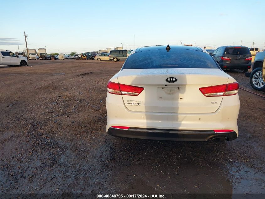 2016 Kia Optima Ex VIN: 5XXGU4L39GG004010 Lot: 40348795