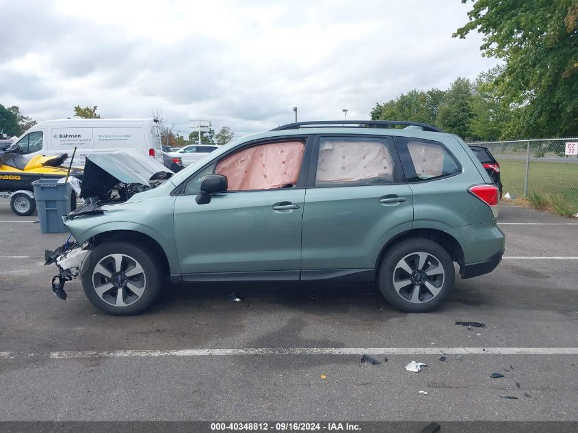 2017 Subaru Forester 2.5I VIN: JF2SJABC8HH575206 Lot: 40348812