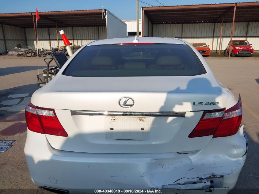 2007 Lexus Ls 460 460 VIN: JTHBL46F175029649 Lot: 40348819