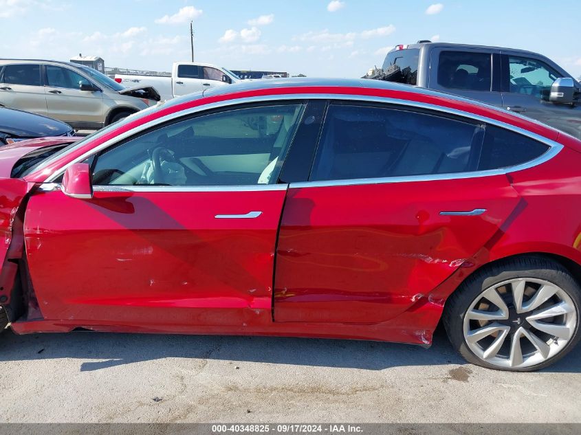 2018 Tesla Model 3 Long Range/Performance VIN: 5YJ3E1EB8JF097420 Lot: 40348825