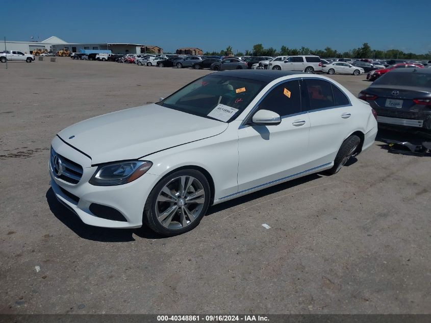 55SWF4JB1FU057526 2015 MERCEDES-BENZ C CLASS - Image 2