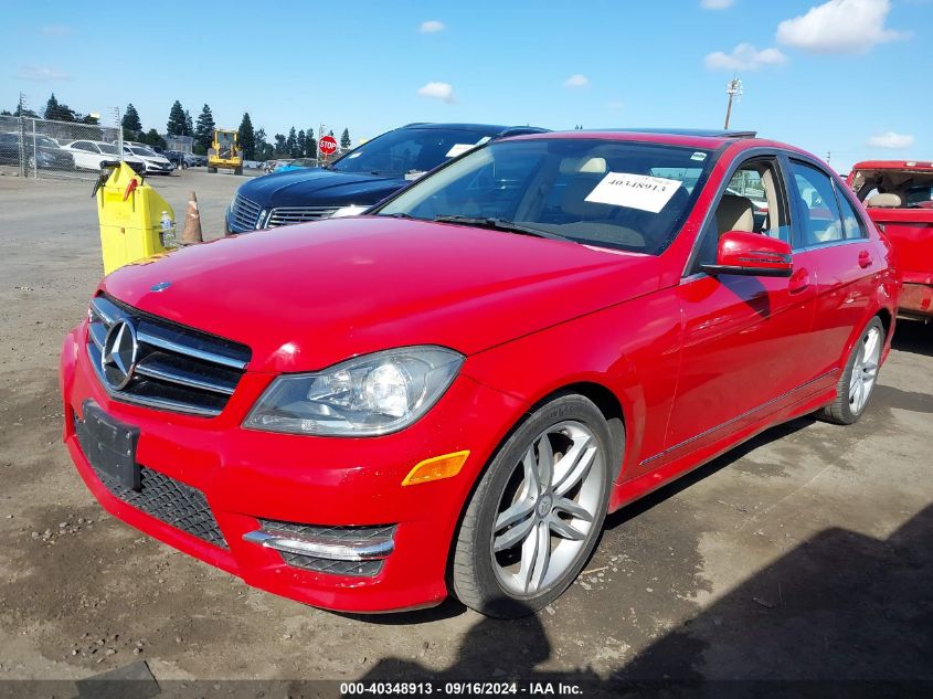 2014 Mercedes-Benz C 250 Luxury/Sport VIN: WDDGF4HB1EA905087 Lot: 40348913