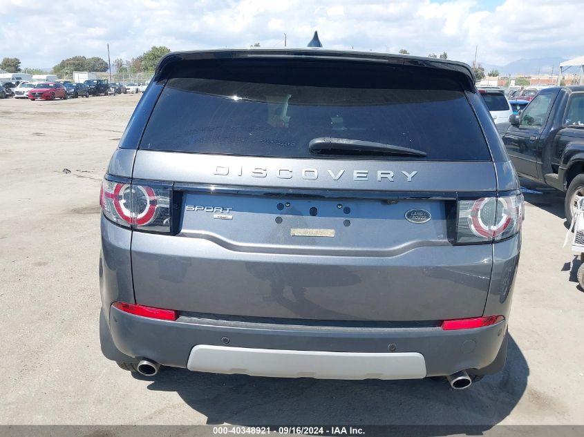 2018 Land Rover Discovery Sport Hse VIN: SALCR2RX2JH725805 Lot: 40348921