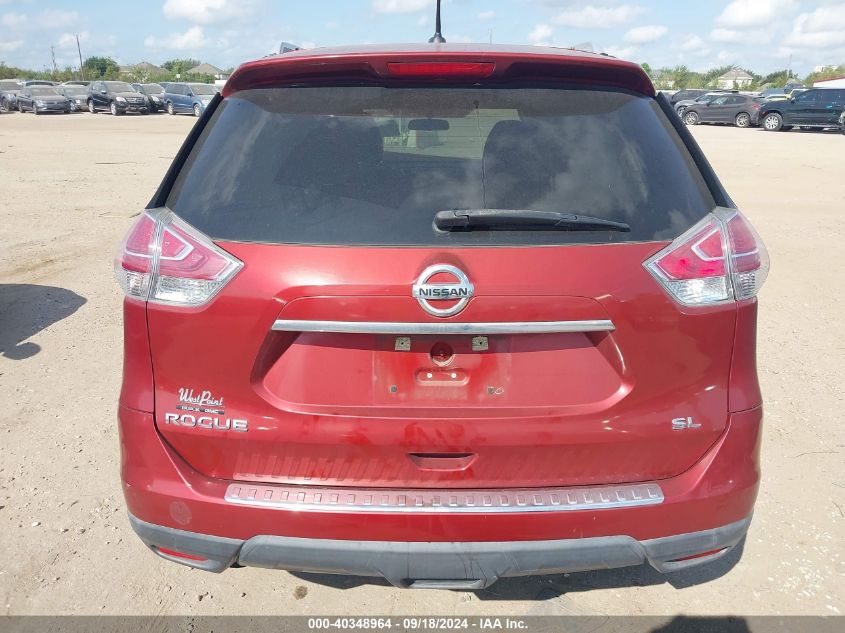 2015 Nissan Rogue Sl VIN: 5N1AT2MT3FC848713 Lot: 40348964