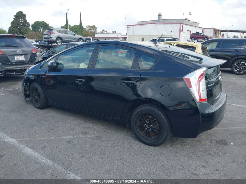 2013 Toyota Prius VIN: JTDKN3DU6D0341269 Lot: 40348995