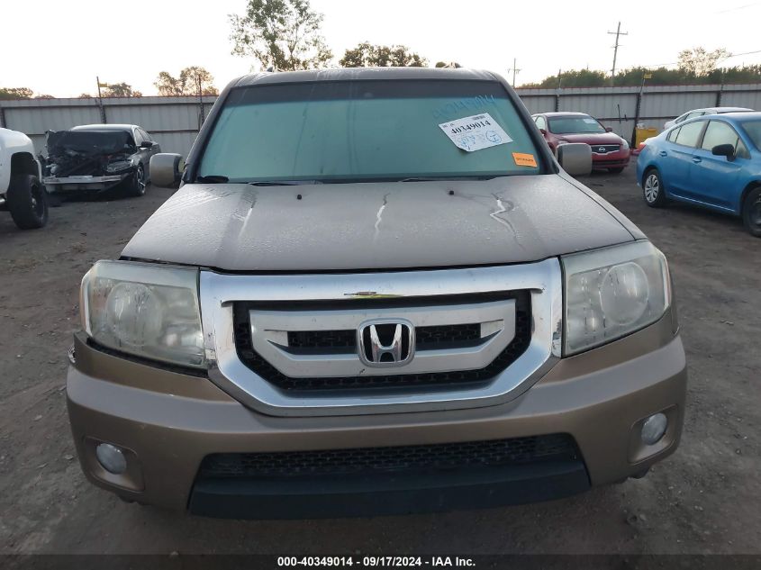 2010 Honda Pilot Ex-L VIN: 5FNYF4H66AB006826 Lot: 40349014