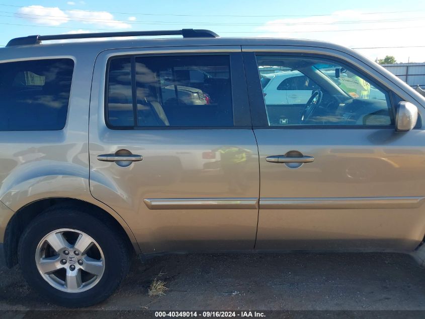 2010 Honda Pilot Ex-L VIN: 5FNYF4H66AB006826 Lot: 40349014