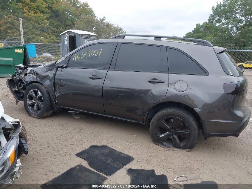 2011 Acura Mdx VIN: 2HNYD2H20BH544712 Lot: 40349027