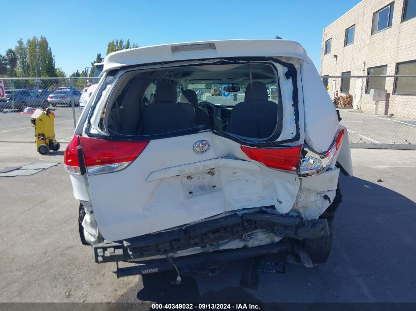 2011 Toyota Sienna Le V6 VIN: 5TDKK3DC6BS030886 Lot: 40349032