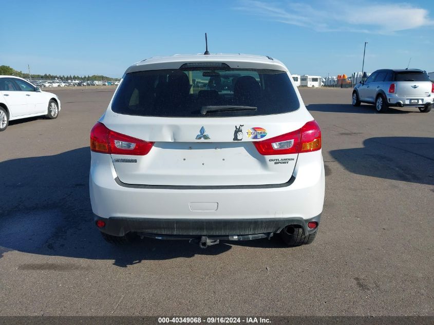 2015 Mitsubishi Outlander Sport Es VIN: 4A4AR3AU5FE062267 Lot: 40349068