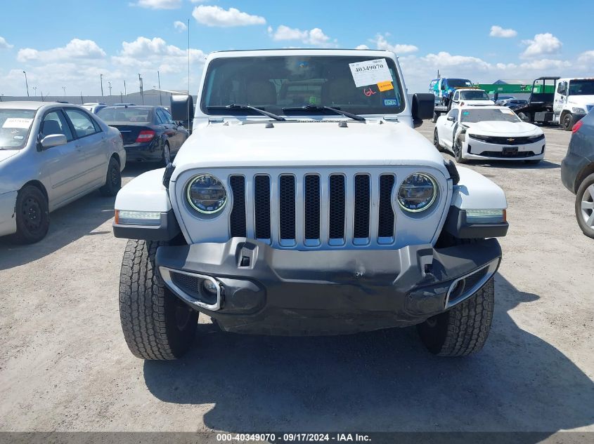 2022 Jeep Wrangler Unlimited Sahara 4X4 VIN: 1C4HJXEM8NW256167 Lot: 40349070