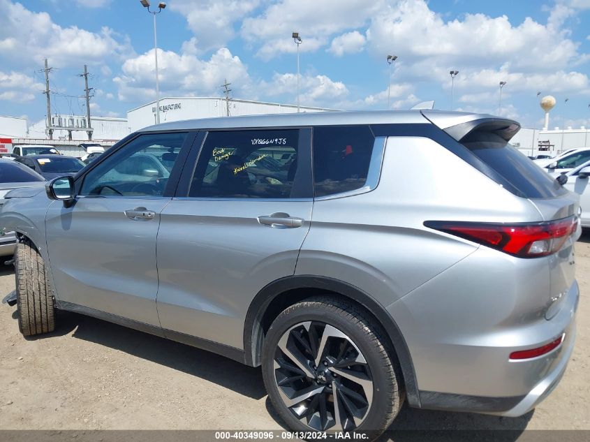 2024 Mitsubishi Outlander Se 2.5 S-Awc/Se Black Edition S-Awc/Se Black Edition W/Pano Roof S-Awc/Se Ralliart S-Awc VIN: JA4J4VA84RZ050039 Lot: 40349096