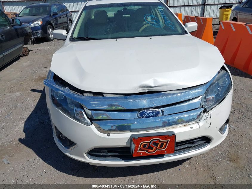 2010 Ford Fusion Sel VIN: 3FAHP0JG5AR406826 Lot: 40349104