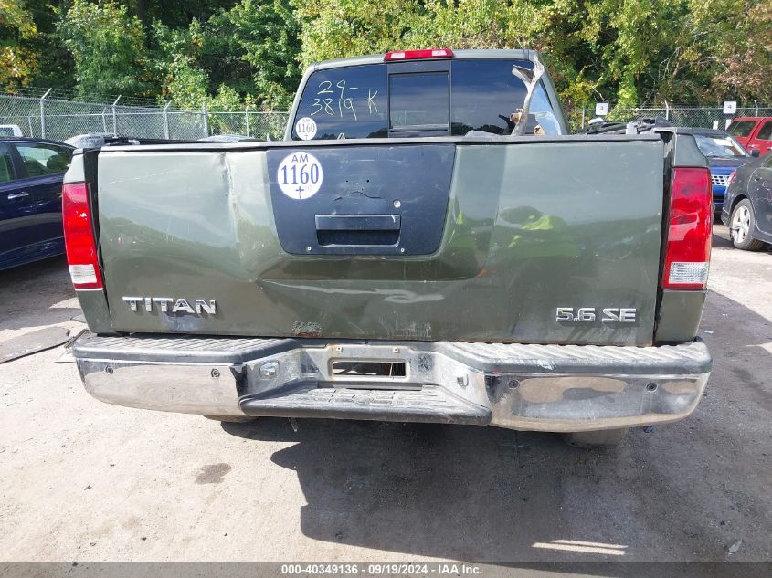 2004 Nissan Titan Se VIN: 1N6AA06B34N537994 Lot: 40349136