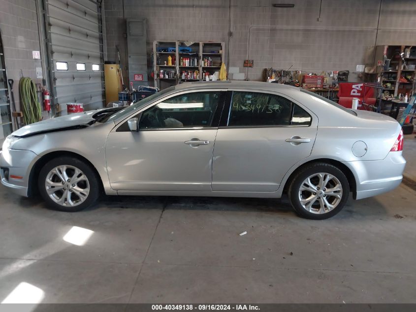 2012 Ford Fusion Se VIN: 3FAHP0HG6CR247212 Lot: 40349138