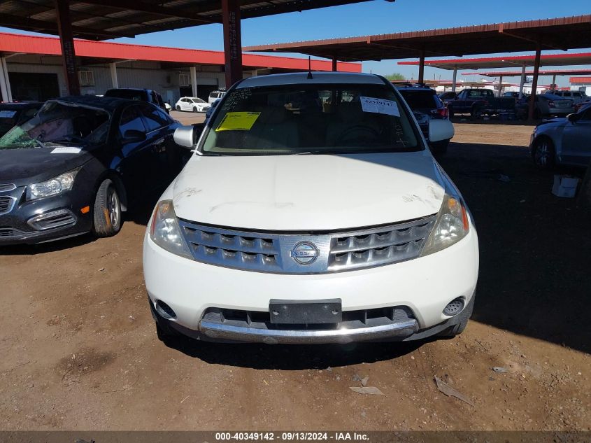 2007 Nissan Murano S VIN: JN8AZ08T47W517693 Lot: 40349142