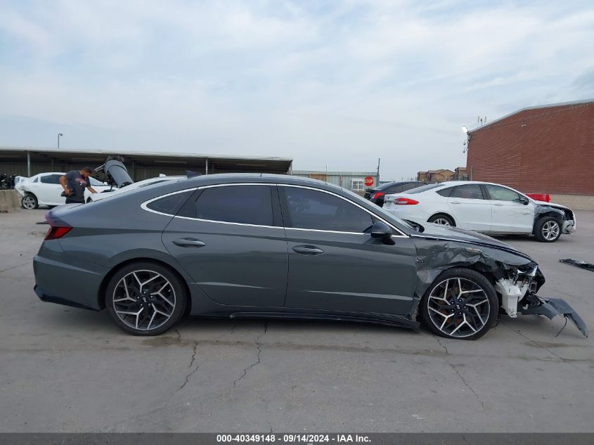 2021 Hyundai Sonata N Line VIN: 5NPEK4JC3MH129472 Lot: 40349148