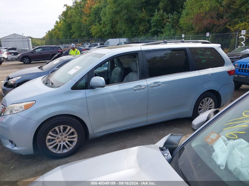 5TDYK3DCXFS606821 2015 Toyota Sienna Xle 8 Passenger