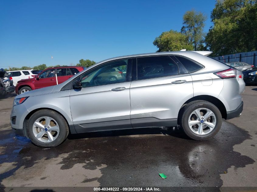 2016 Ford Edge Se VIN: 2FMPK3G96GBC09441 Lot: 40349222