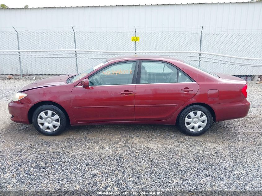 2003 Toyota Camry Le VIN: JTDBE32K030240387 Lot: 40349233