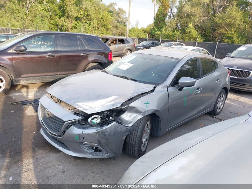 2015 MAZDA MAZDA3 I SPORT - 3MZBM1U79FM224509