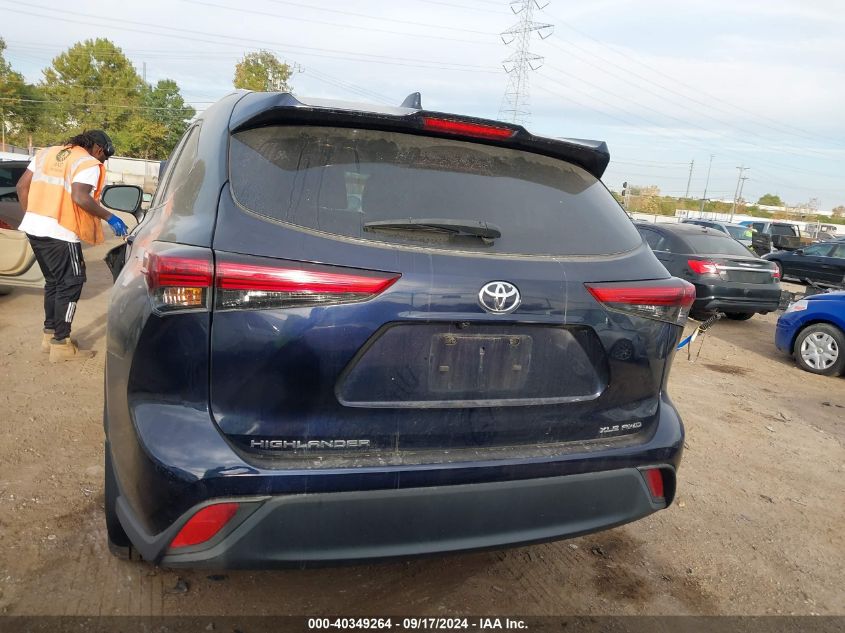 2020 Toyota Highlander Xle VIN: 5TDHZRBH2LS520296 Lot: 40349264