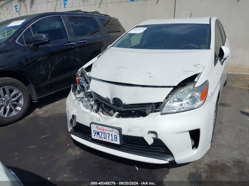 2014 Toyota Prius Three VIN: JTDKN3DU0E0377878 Lot: 40349276