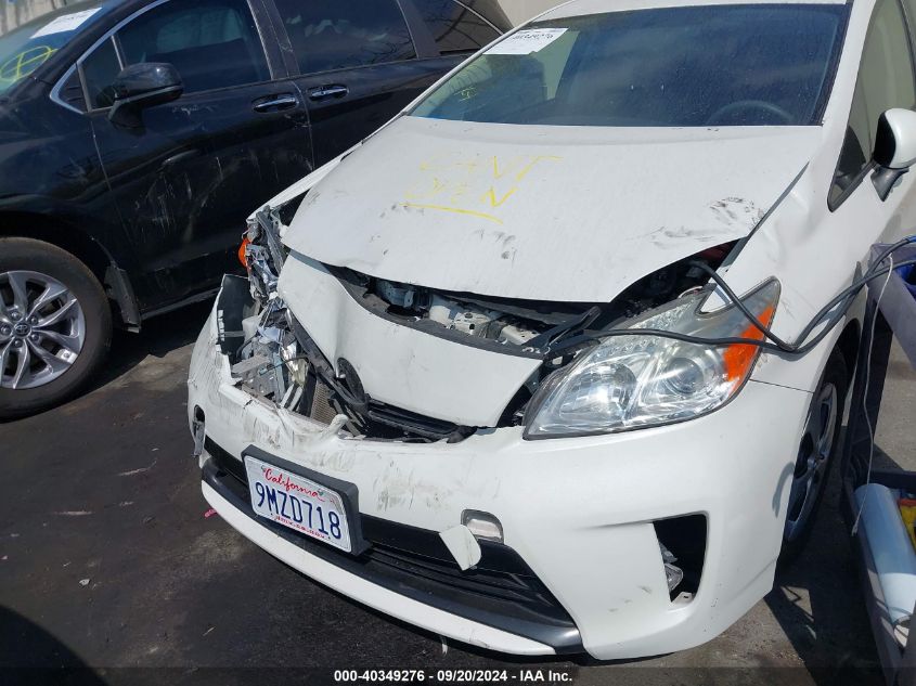 JTDKN3DU0E0377878 2014 Toyota Prius Three