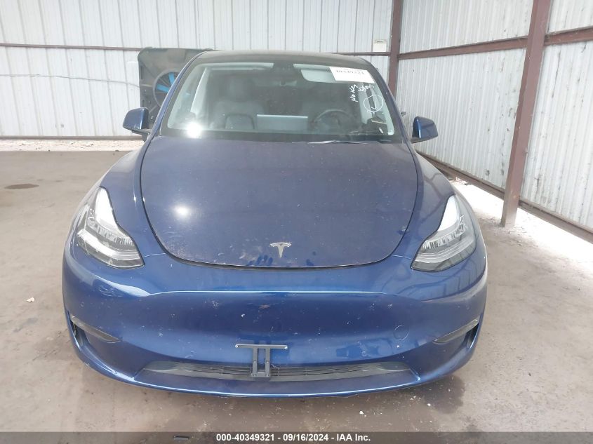 2022 Tesla Model Y Long Range Dual Motor All-Wheel Drive VIN: 7SAYGDEE9NF344982 Lot: 40349321