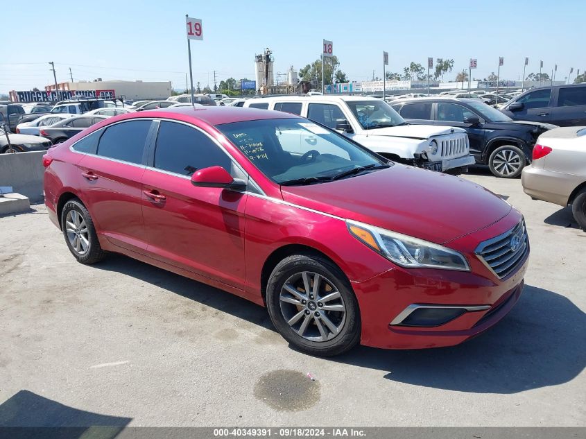 VIN 5NPE24AF2GH288918 2016 Hyundai Sonata, SE no.1