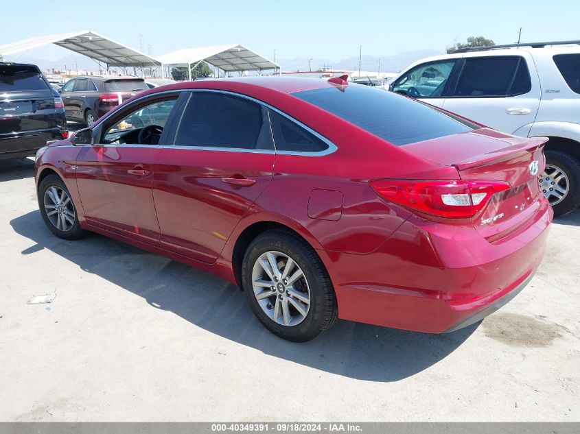 VIN 5NPE24AF2GH288918 2016 Hyundai Sonata, SE no.3