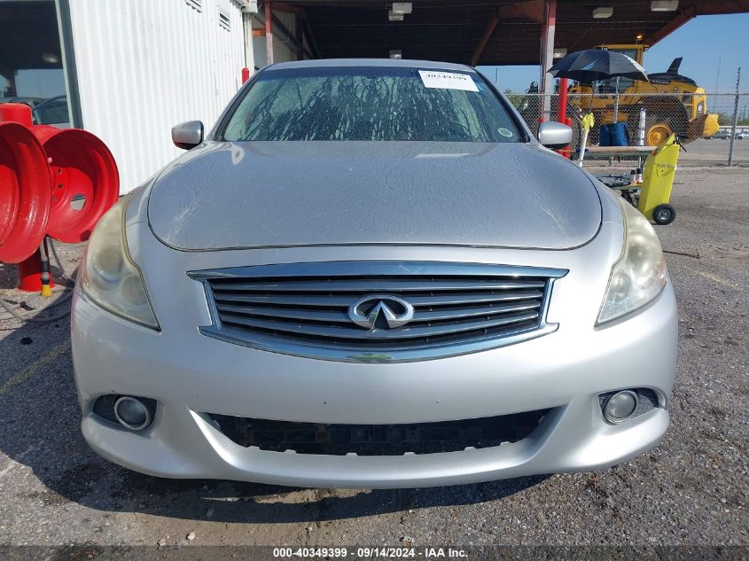 2010 Infiniti G37X VIN: JN1CV6AR5AM254122 Lot: 40349399