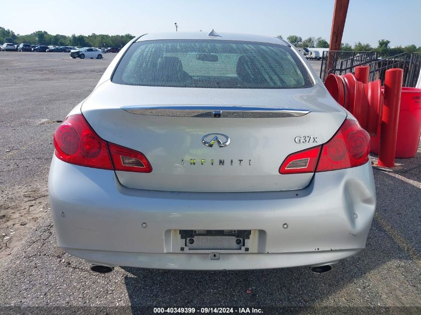 2010 Infiniti G37X VIN: JN1CV6AR5AM254122 Lot: 40349399