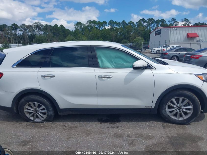 2019 Kia Sorento 3.3L Lx VIN: 5XYPGDA53KG471360 Lot: 40349416