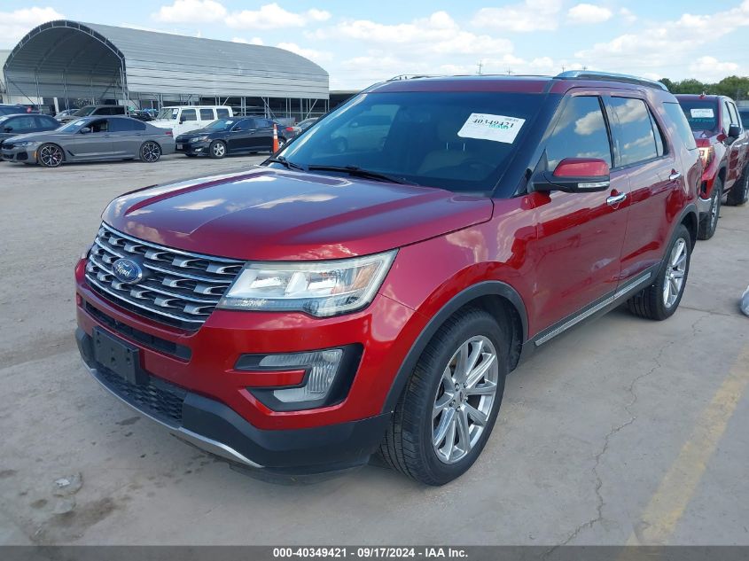 1FM5K7F83HGA89891 2017 FORD EXPLORER - Image 2